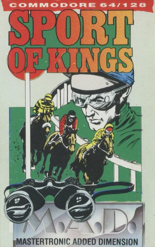 Horse Racing box art for Commodore 64